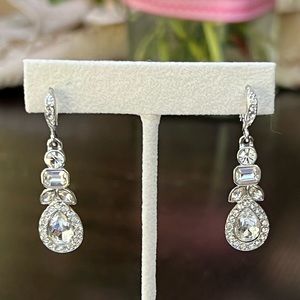Givenchy earrings rhinestones
